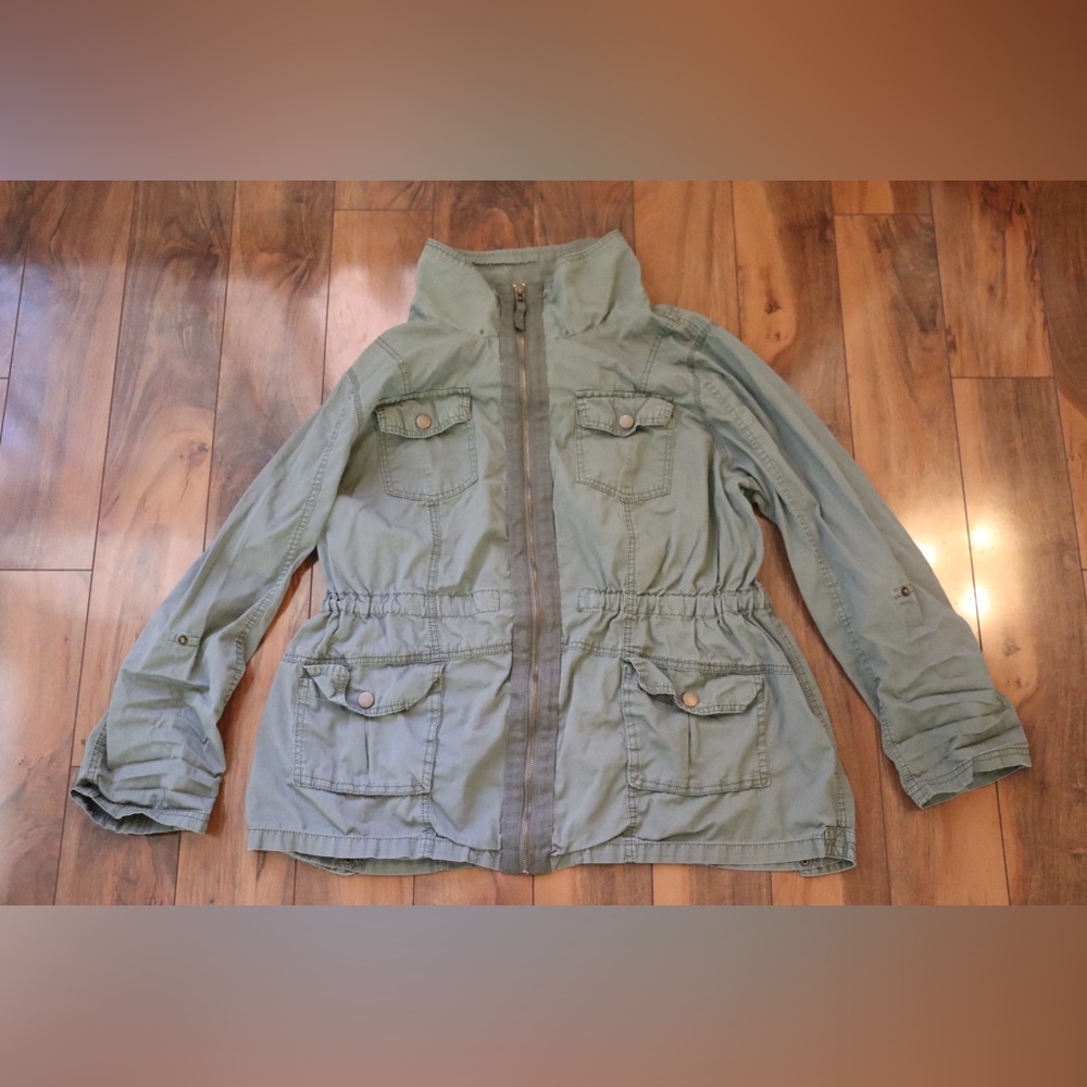 Ashley By 26 International Olive Utility Jacket